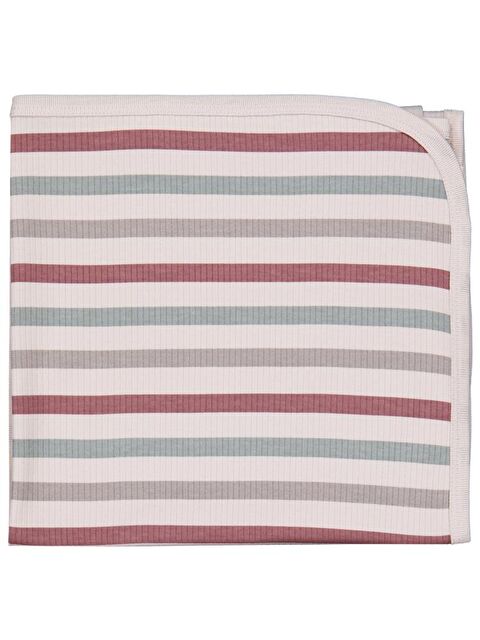 Civil Baby Çizgi Empirme Battaniye - Bej Standart - S000488808-25636