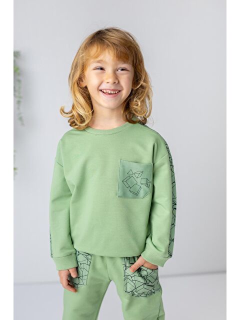 ZEYLAND Erkek Çocuk Cep Detaylı Sweatshirt - S000316060-18194
