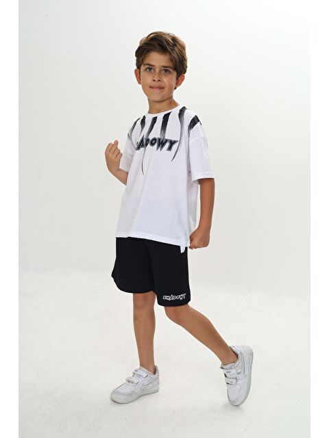 Toontoykids Erkek Çocuk Shadowy Baskılı Şortlu Takım - S000399939-19351