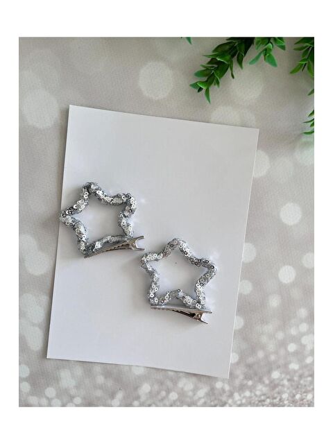 Magu Kız Çocuk Payetli Yıldızlı 2'Li Klips Toka - S000465415-20600