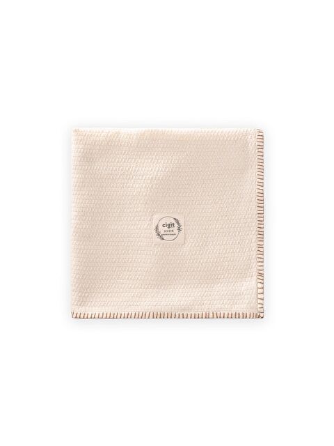 CİGİT Çoban Dikişli Battaniye 93X100 Cm (+/- 3 Cm ) Naturel - S000487220-20063