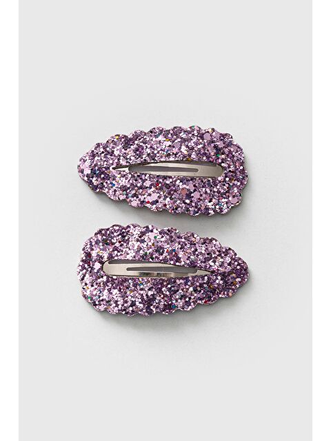 Magu Mor Payetli İkili Kız Çocuk Klips Toka - S000465422-20042