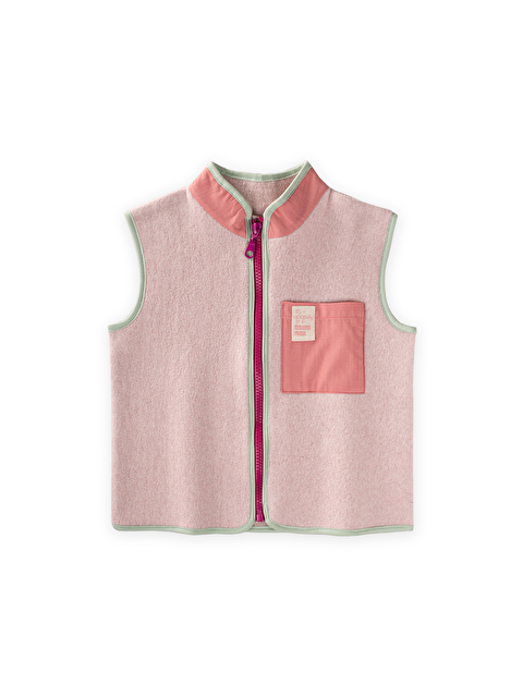 CİGİT Polar Yelek 2-8 Yaş Pudra Pembe - S000516775-23490