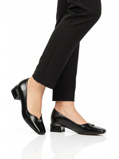 Ayakmod Siyah Özel Davet Kadın Topuklu Abiye Ayakkabı 312534 Z - S000526391-19351