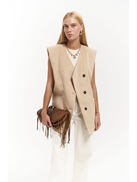 Mai Collection Colmar Camel Salaş Hırka - S000288556-4557