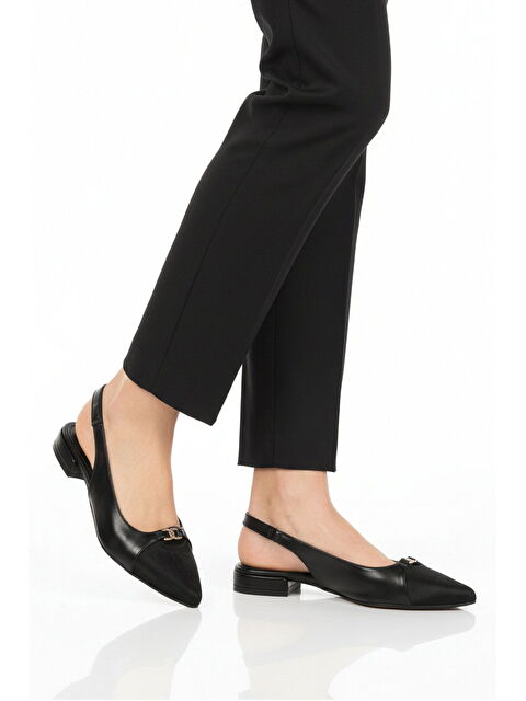Ayakmod Siyah Dar Kalıp Özel ve Davet Kadın Abiye Ayakkabı 312553 Z - S000526392-19351