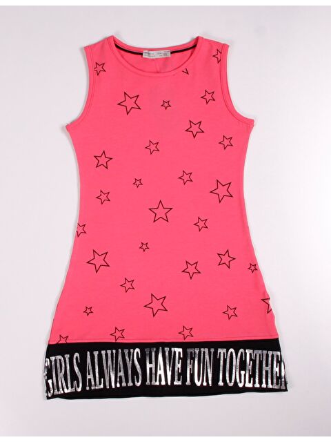 Toontoykids Kız Çocuk Yıldız Baskılı Elbise - S000254106-18686