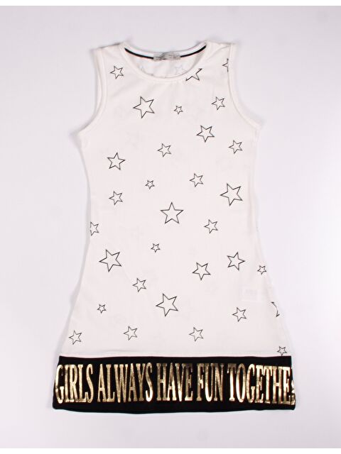 Toontoykids Kız Çocuk Yıldız Baskılı Elbise - S000254106-19965