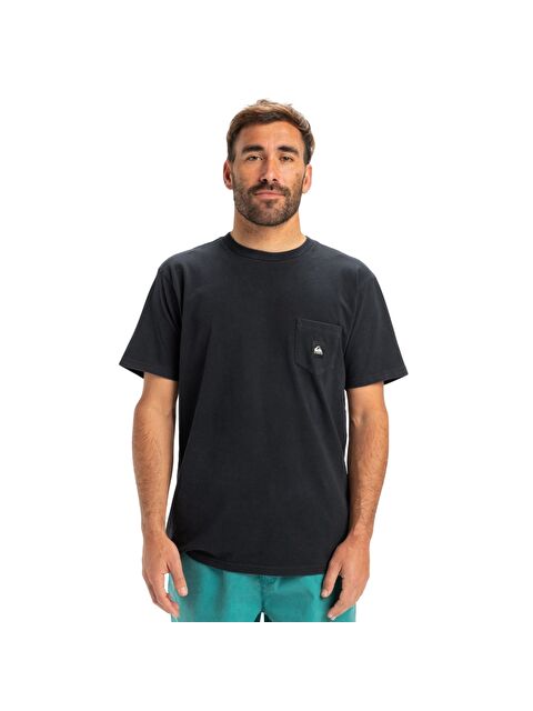 Quiksilver Salt Water Pocket Erkek Siyah Tişört - S000489507-19351