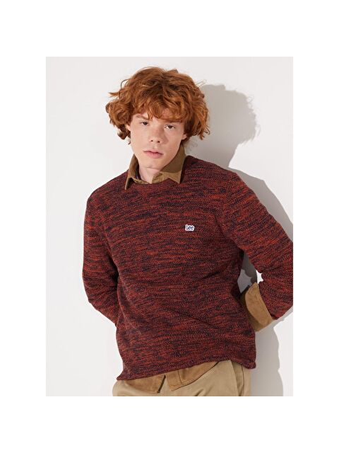 Lee Erkek Bordo Kazak - S000166912-19951