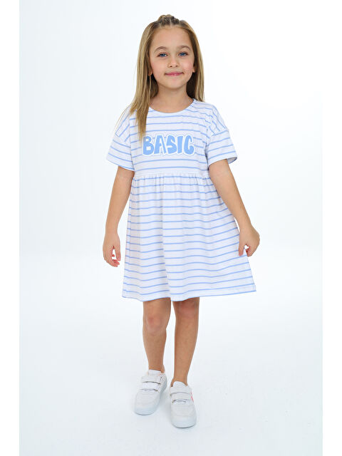 Toontoykids Kız Çocuk Çizgili Elbise - S000254104-17234
