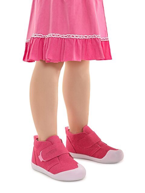 Kiko Kids Winnie İlk Adım Cırtlı Kız Bebek Günlük Bot Ayakkabı - S000236382-18686