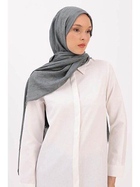 ALLDAY Küf Yeşili-Bambu Kraş Şal - S000338125-18194