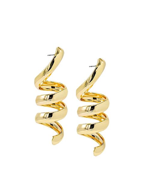 New Obsessions Minimalist Spiralism Sallantılı Küpe - S000117992-20076