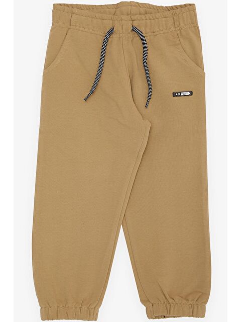 Breeze Erkek Çocuk Alt Cepli Armalı Bağcık Aksesuarlı Bej (1-4 Yaş) - S000110801-19928