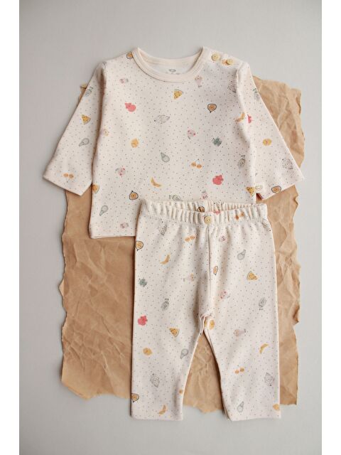 Oh La La Koala For Little Ones Meyve Baskılı Bebek Alt Üst Takım - S000458036-19966