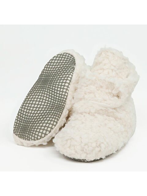 Ella Bonna Teddy Bebek Pandufu, Kaydırmaz Taban, Organik Pamuk Astar, Ev Kreş Ayakkabısı - S000244398-20063