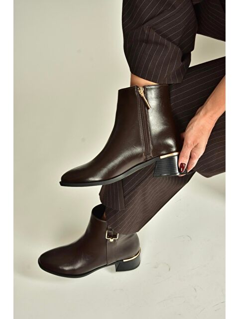 Fox Shoes Kahverengi Kadın Bot V518978809 - S000464434-19413