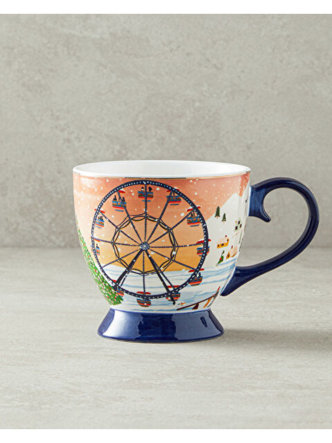 English Home Cheerful Sunset New Bone China Yılbaşı Kupa 460 ml Renkli - S000481247-37243