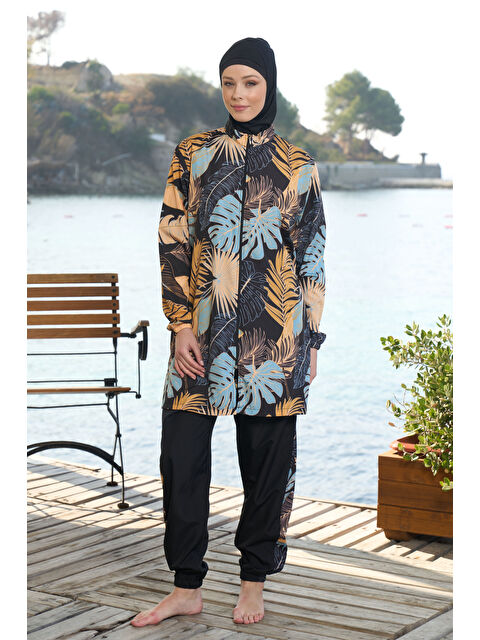 Remsa Paraşüt Tam Kapalı Tesettür Mayo 25964 Siyah - S000371497-19351