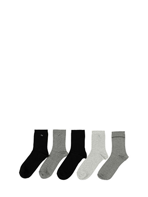 Polaris ANY 5LI SKT-M 5PR Siyah Erkek Soket Çorap - S000463098-19351