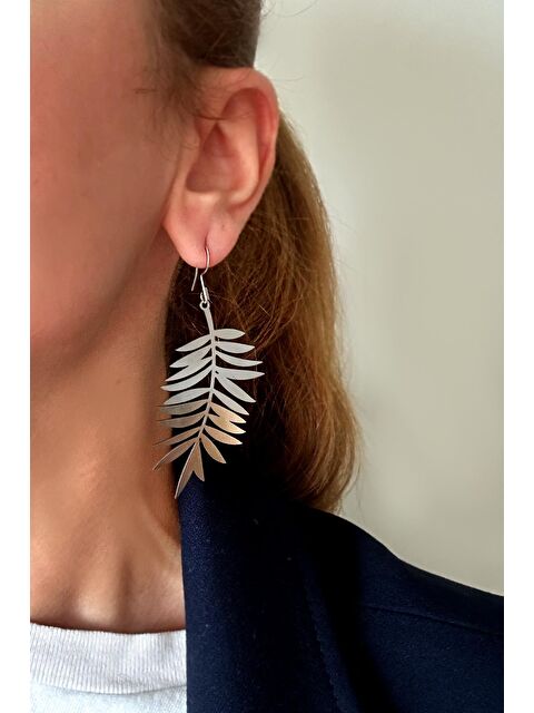 New Obsessions Paslanmaz Çelik Laser Aquili Sallantılı Kadın Küpe - S000290377-29666