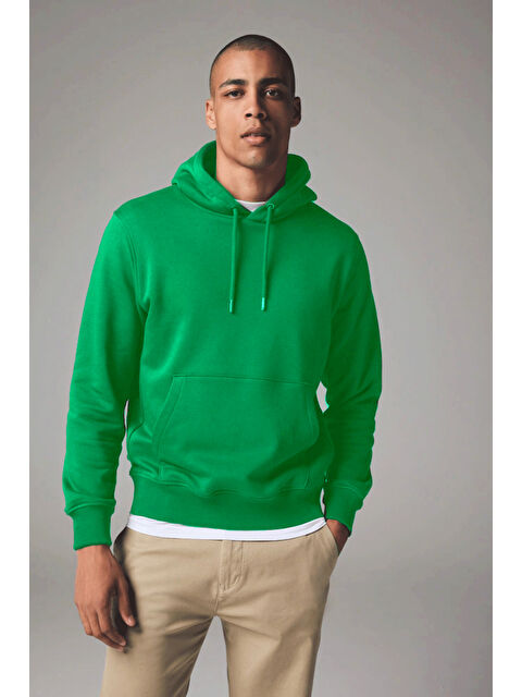 Süperlife Kapüşonlu Regular Fit İçi Polarlı 3 İplik Erkek Hoodie spr25sw55 - S000336163-29488