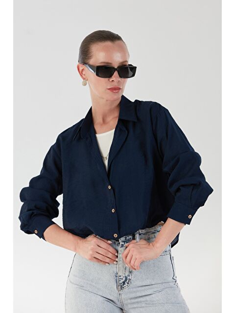 Fullamoda Basic Body Detaylı Kolyeli Gömlek - S000387080-21164