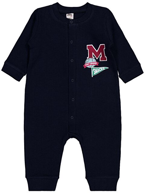 Civil Baby M Baskılı 6-18 Ay Tulum - Lacivert 6-9 Ay - S000494713-29672