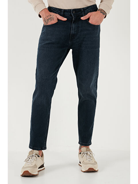 Buratti Streç Pamuklu Slim Fit Normal Bel Boru Paça Erkek Jeans 5900S07MILANO - S000300367-21164