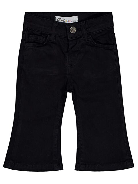 Civil Baby Flara Fit 6-18 Ay Pantolon - Siyah 9-12 Ay - S000449781-19351