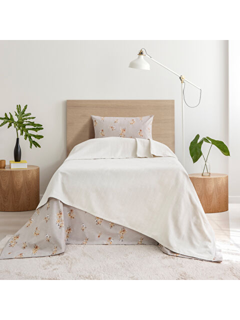 SCHAFER Home Hera Tek Kişilik Pike Takımı 3 Parça-Ekru - S000439937-19965