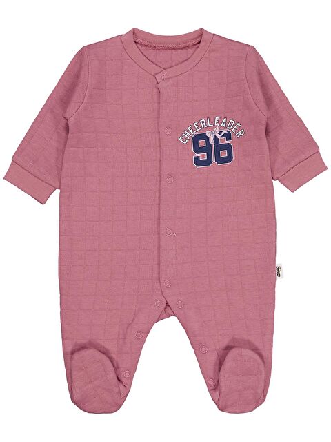 Civil Baby 96 Nakışlı 1-9 Ay Tulum - Pembe 9-12 Ay - S000494715-20028
