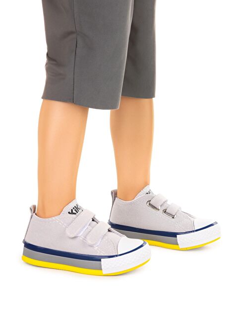 Kiko Kids Linen Cırtlı Erkek Bebek Keten Spor Ayakkabı - S000216437-20600