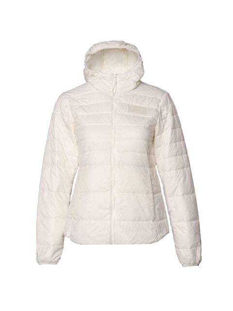 Hummel Kadın Beyaz Kapüşonlu Şişme Mont - S000165316-20063