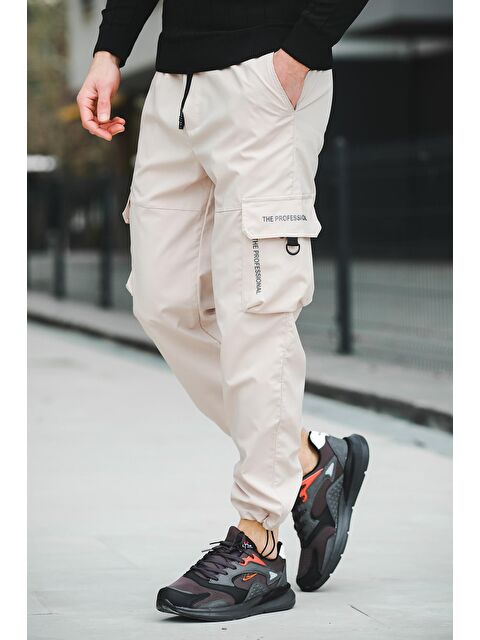 Oksit Tiziano Kort Paraşüt Düz İpli Paça Kargo Cepli Erkek Eşofman Alt - S000124649-25636