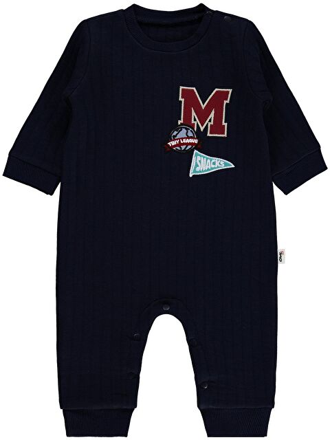 Civil Baby M Nakışlı 6-18 Ay Tulum - Lacivert 6-9 Ay - S000494717-29672