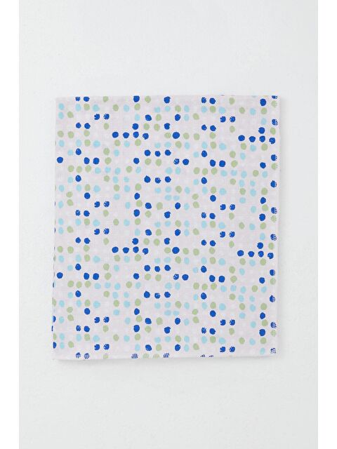 Breeze Yenidoğan Bebek Müslin Battaniye Renkli Puantiye Desenli Pudra (77 X 94 Cm) - S000516796-7152