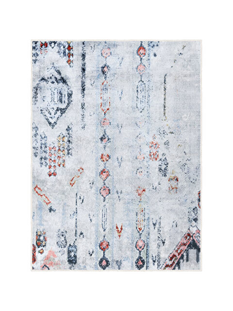 Homefesto Dekoratif Özel Tasarım Yıkanabilir İnce Kaymaz Tabanlı Modern Halı KECE FR34 - S000354378-17234