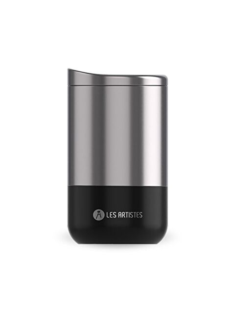 Les Artistes Paris Isı Yalıtımlı Çelik Termos Mug 350ML Split Black - S000148767-19351