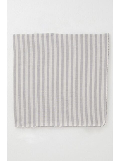 Breeze Yenidoğan Bebek Müslin Battaniye Çizgili Karışık Renk (95 X 95 Cm) - S000516805-23173