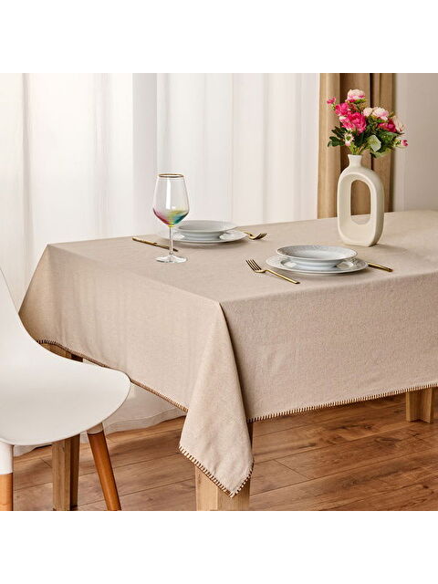 Evidea Soft Nuvia Masa Örtüsü - Bej - 140x200 cm - S000508629-19928