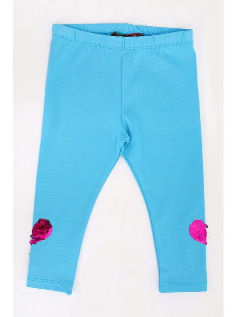 Toontoykids Kız Çocuk Paçası Çevirmeli Pullu Tayt - S000421737-20055