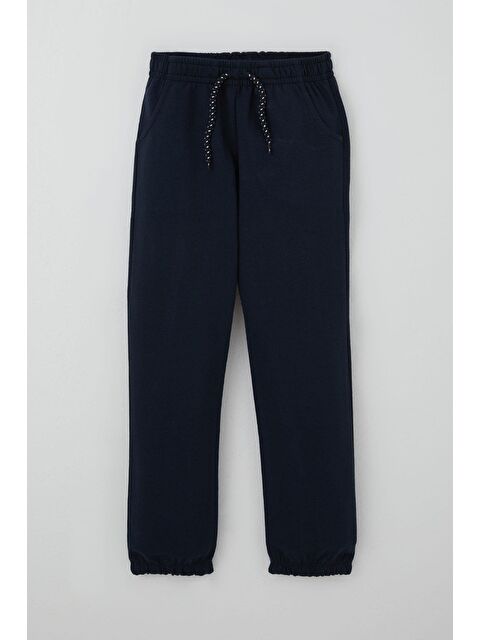 Breeze Erkek Çocuk Eşofman Altı Bağcık Aksesuarlı Cepli Koyu Lacivert (4-8 Yaş) - S000506986-29672