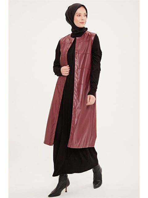 ARMİNE Yelek 22Kd3303 Bordo - S000489770-19951