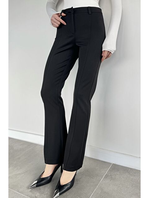 Gülseli Kadın Çimalı Yırtmaç Detaylı Pantolon - S000517429-19351