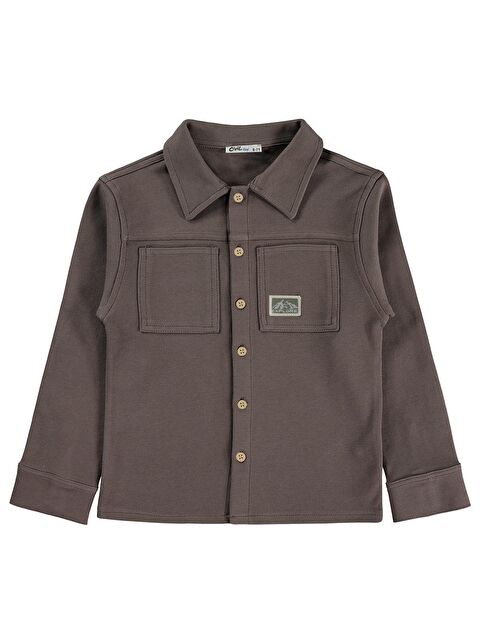 Civil Boys Basic 10-13 Yaş Gömlek - Kahverengi