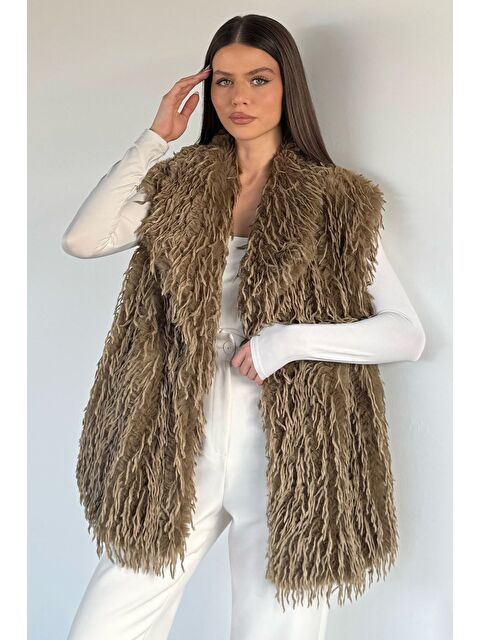 Gülseli Kadın Astarlı Püsküllü Yelek (s-m-l-xl Uyumludur) - S000517433-18547