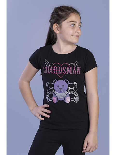 Toontoykids Kız Çocuk Baskılı Tişört