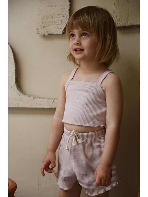 Oh La La Koala For Little Ones İstiridye Askılı Crop Ve Şortlu Takım - S000425122-17878
